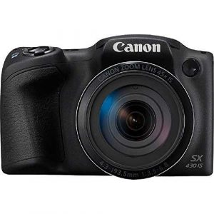 Canon PowerShot SX430 IS Digital Camera (Black)